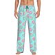 thumbnail image 1 of Fotbe Colorful Sweet Donuts Pantalones de Pijama para Hombre, Pantalones de Dormir, Pantalones de Casa con Cintura Ajustable y Bolsillos-Large, 1 of 6