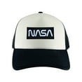 thumbnail image 1 of Gravity Threads Nasa Patch Adjustable Trucker Hat - Black/White, 1 of 2
