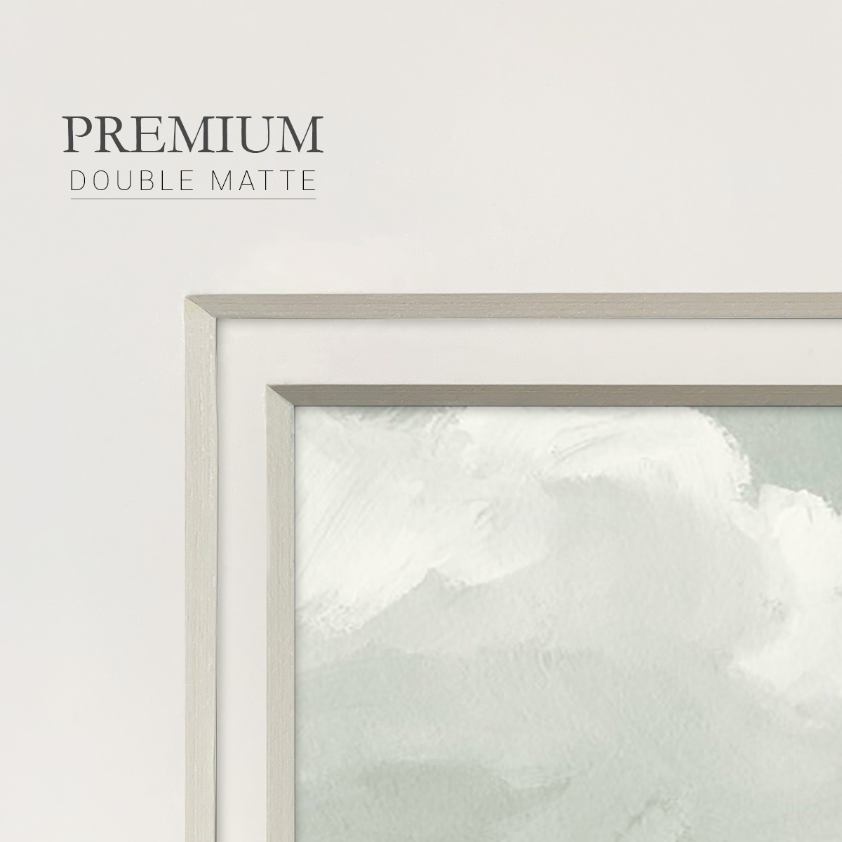 Gray Stone Sky IIIPremium Framed Print