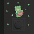 thumbnail image 2 of Glow in the Dark Valentine's Day Stickers for Window Door Wall, Multicolor Decal Set for Home Shop Decor, Removable Atmosphere Decoration, 2 of 6