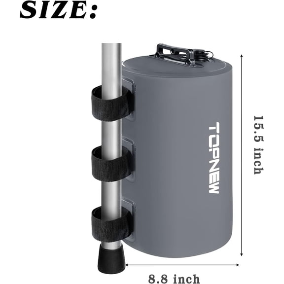 4 Pack Canopy Water Weight Bag, 132 LBS Total Hold, Gray for Canopy, Tent, Gazebo