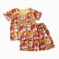 thumbnail image 1 of COMVALUE Ensemble de Pyjama Shorts, Pyjamas pour Tout-Petits, Pyjamas Fille et Garçon Enfants Jaune pour Taille 6-12 Mois, 1 of 4