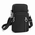 thumbnail image 2 of Mobile Phone Bag with Shoulder Strap - Tote Bag Black, Handbag, Fashion Accessory, Women's Bag, 2 of 2
