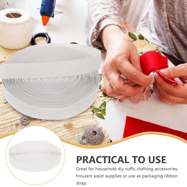 Bande Élastique Large 2m X 10cm - Extensible Gris Pour Couture, Ceintures Et Bricolage