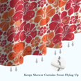 thumbnail image 6 of Pioneer Flower Floral Print Pattern Shower Curtain 36"x72" ,Bathroom Decorative Shower Curtains Set with 12 Hooks,Modern Waterproof Washable Shower Curtain, 6 of 6