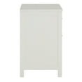 thumbnail image 4 of Weston Home Danica Modern 2-Drawer Nightstand, White, 4 of 8