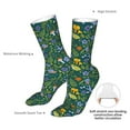 thumbnail image 4 of Uemuo Forest Flora And Fauna for 16in Socks, Cotton Socks Sports Socks Knee High Socks Comfortable Socks For Men, Women, 4 of 7
