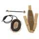 thumbnail image 5 of Walkie Talkie Auriculares De Un Solo Lado con Micrófono 150Hz?500Hz Enchufe De 7,1 Mm Alta Sensibilidad Radio De 2 Vías Auriculares Unilaterales Marrón, 5 of 8