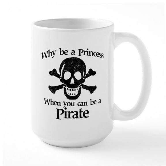 CafePress - Why Be A Princess When Yo - 15 oz Ceramic Large White Nolvety Mug