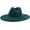 Dark Green, variant on Big Wide Brim Fedora Hats for Women Men Western Suede Hats Large Felt Panama Hat Rancher Hat