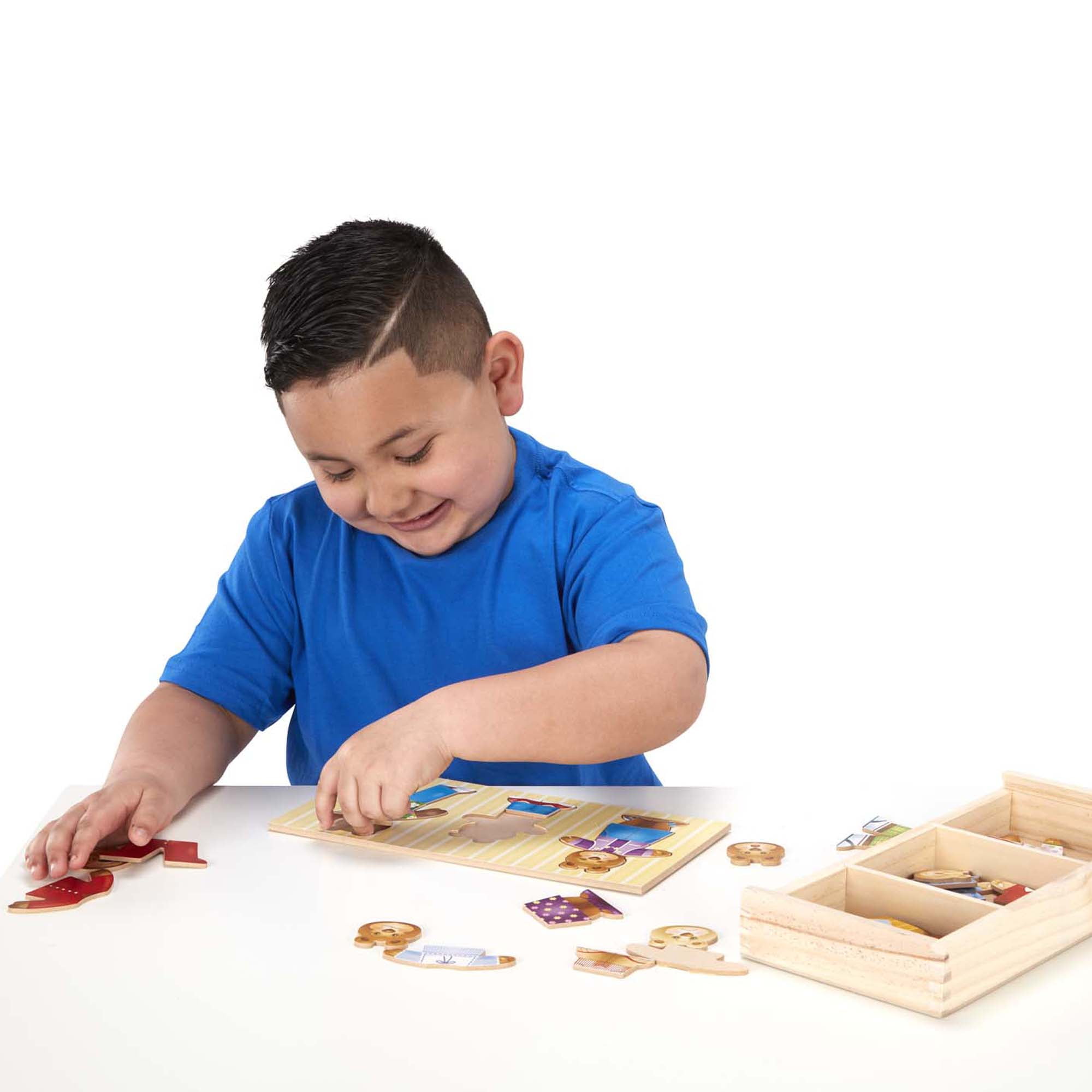 melissa and doug bear dress up puzzle