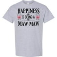 thumbnail image 3 of Inktastic Happiness is Being a Maw Maw with Butterflies T-Shirt, 3 of 5