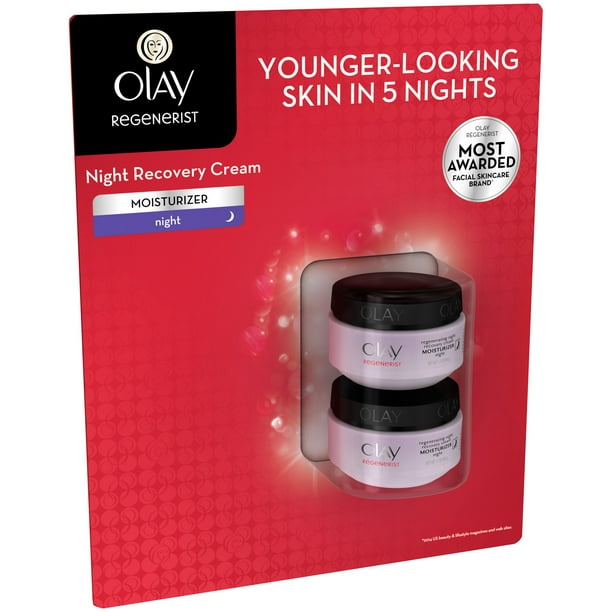 Olay Regenerist Night Recovery Cream Moisturizer 21.7 oz. Jars