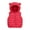 Hot Pink, variant on Kids Boys Girls Puffer Vest Winter Down Sleeveless Jacket Padded Warm Coat Cute Solid Color Waistcoats