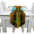 thumbnail image 4 of Coolnut 13"x90" Rectangle Cloth Table Runner Autumn Forest Lake Table Cover for Wedding Birthday Holiday, 4 of 5