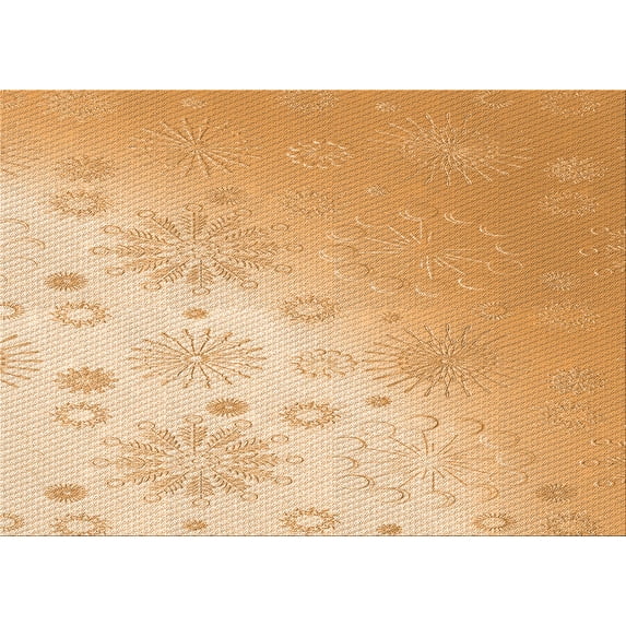 Ahgly Company Indoor Rectangle Patterned Carrot Orange Area Rugs, 2' x 4'