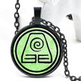thumbnail image 4 of Avatar The Last Airbender Necklace Kingdom Jewelry Air Nomad Fire And Water Pendant--Pink-Model code20202 Pink, 4 of 4