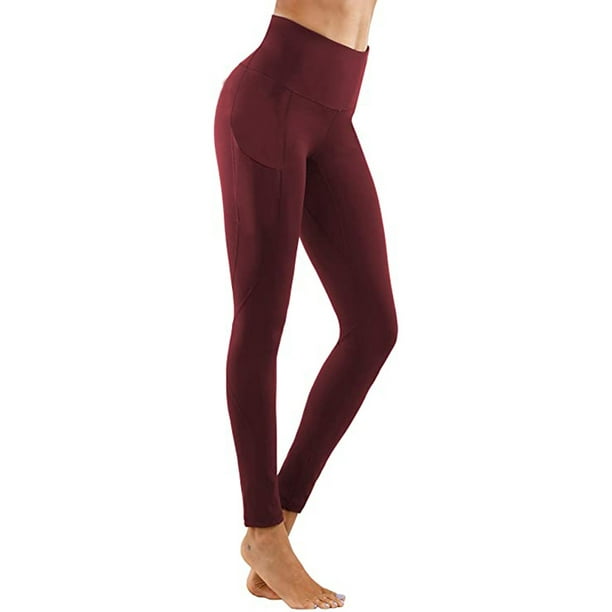Women Yoga Pants with Pockets Plus Size Dry Pocket Quick Yoga Tight Solid Capris  Pants Women's Color Elastic (Black, XS) : : Clothing, Shoes &  Accessories