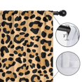 thumbnail image 4 of Blackout Kids Curtains,Beige and Black Of Leopard Print Childrens Insulated Curtains Set Of 2,Bedroom Essentials,Toddler Room Decor 52"x63", 4 of 5