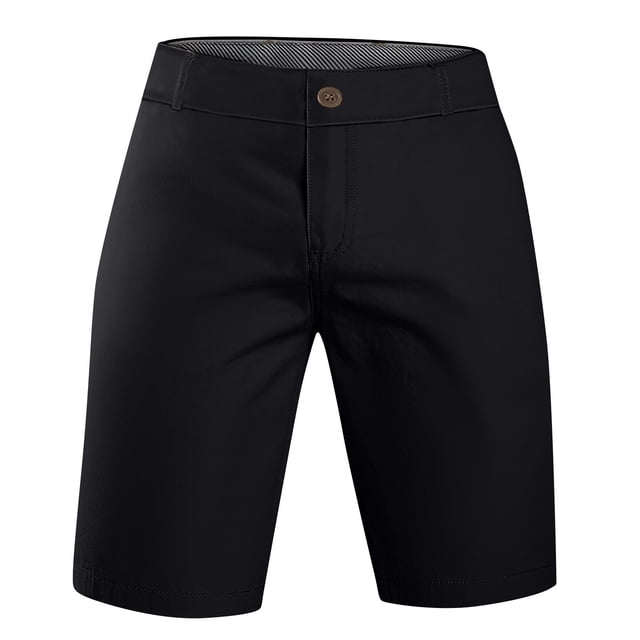Mgmyaa Men's Bermuda Shorts Loose Straight-Leg Button Belt Rigid Waist Waterproof Multi Pocket Work Pants