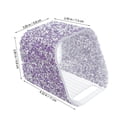 thumbnail image 2 of EXHUMKY Organizador Para Con Soporte De Adhesivo Y Rhinestones En Color Violeta, 2 of 6