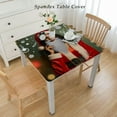 thumbnail image 2 of nygtbtfer Christmas Tablecloth , Red Washable Table Cover for Party Picnic Dinner Decor, 2 of 7
