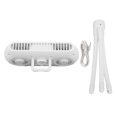 thumbnail image 1 of Ventilador de pulpo de doble turbina, 4 velocidades de viento, caja repelente de mosquitos integrada, ventilador de escritorio de bajo ruido para oficina, color blanco, 1 of 8