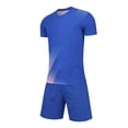 thumbnail image 4 of ATOGUTA Boys Soccer Jersey Set 2 Piece Short Sleeve Soccer Jersey Kids Shirt and Boys Soccer Shorts Youth Activewear Set Size 4T-14, Dark Blue, 4 of 8