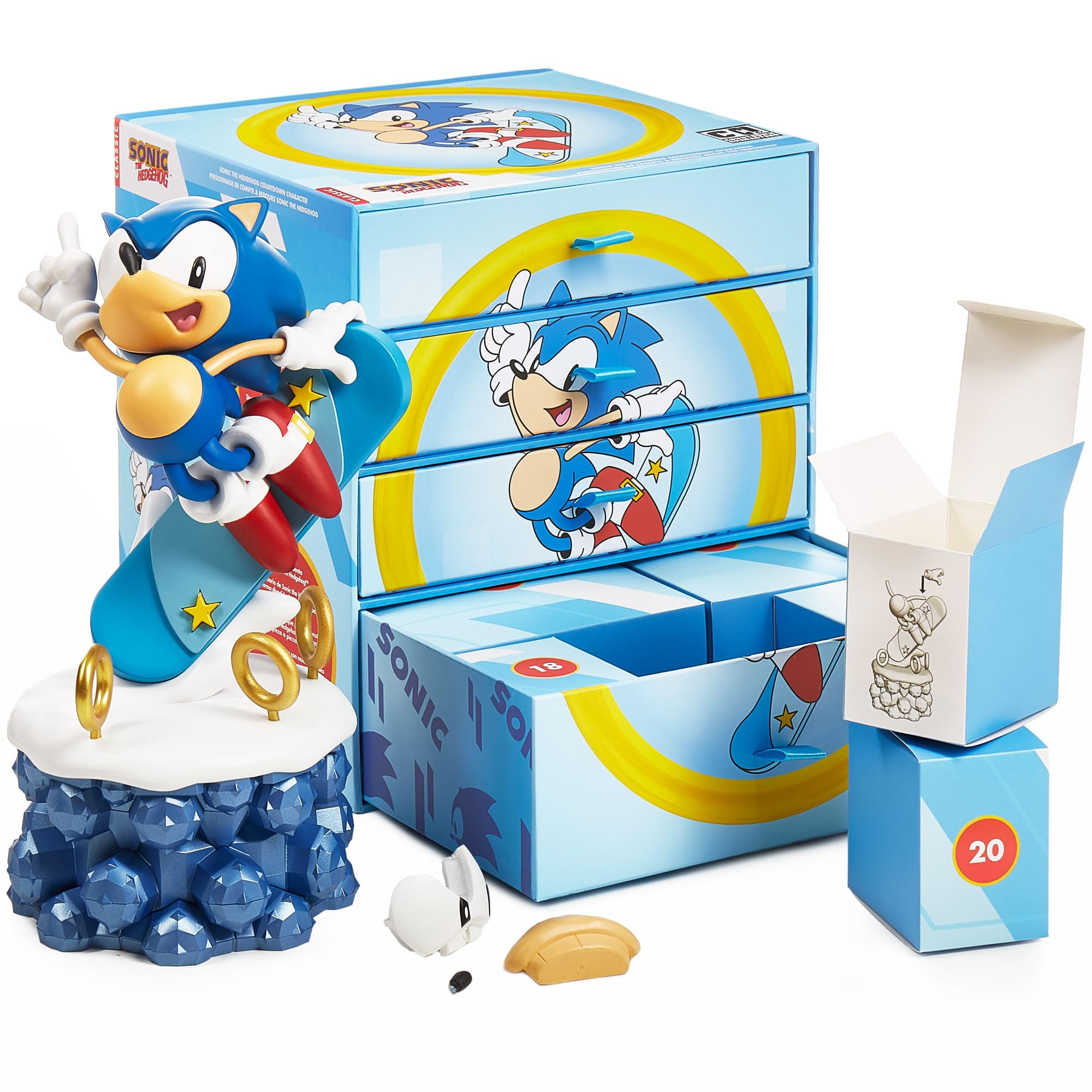 CC Countdown Characters by Numskull New Box 2023 Sonic the