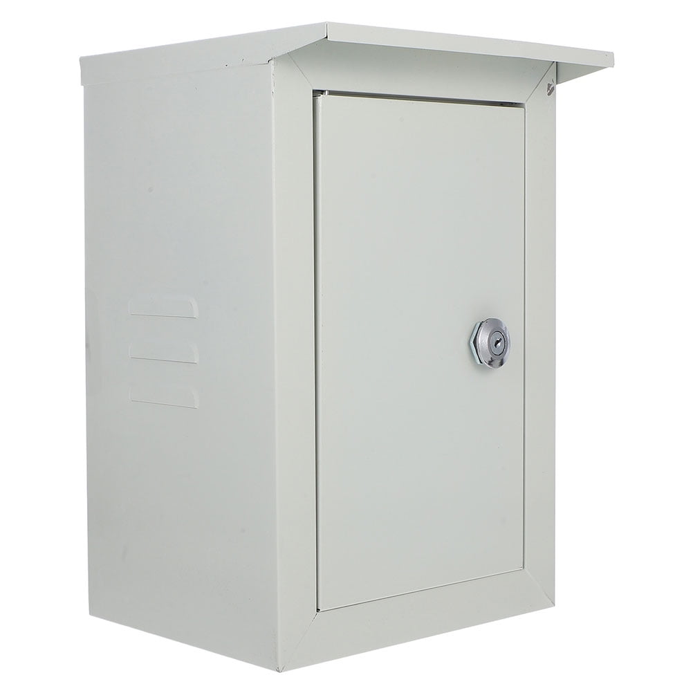 Soimiss Weather Resistant Electrical Box Outdoor Power Distribution Box Grey 1Pcs