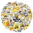 thumbnail image 2 of 35pcs Cute Stickers Animal Stationery Stickers Honey Bee Graffiti Decals for Luggage Phone Suitcase, 2 of 9