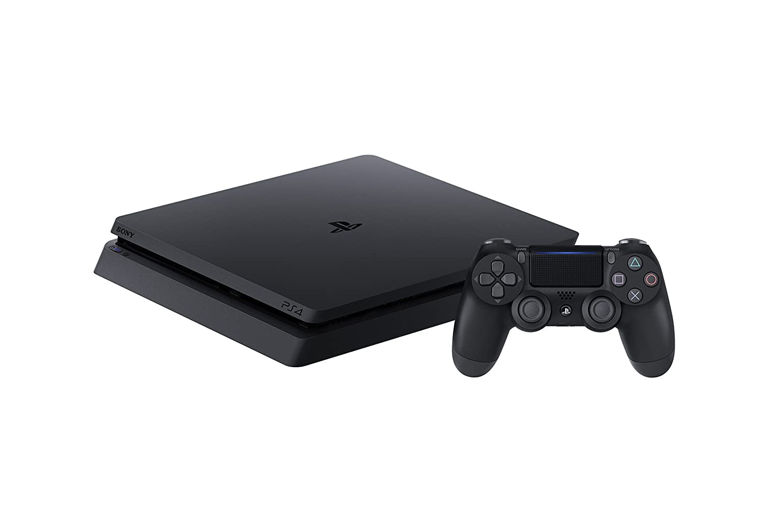 Sony, PlayStation PS4 Slim, CUH-2015A, Console, 500GB, Black, 1
