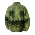 thumbnail image 5 of Delconic Mens Corduroy Jacket Loose Casual Turn Down Collar Long Sleeve Button Front Shirt Jacket Halloween Print Outerwear Top Black L, 5 of 6