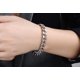 thumbnail image 5 of Pulsera, pulsera de acero de titanio de moda y versátil, pulsera de hombre, color metálico, 5 of 5