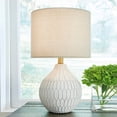 thumbnail image 2 of Signature Design by Ashley Contemporary Wardmont Table Lamp  White, 2 of 5