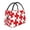 Red Cross 1, variant on Vsdgher Ribbon Breast Cancer Awareness Print Insulated Reusable Bags with Sturdy Zipper and Handles, Foldable Totes for Hot or Cold Food Bring or Delivery