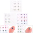 thumbnail image 4 of EeaseCA 6 Sheets Self-Adhesive Rhinestone Stickers DIY Face Nail Makeup Stickers, 4 of 7