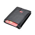thumbnail image 4 of New Genuine Leather RFID Dollar Clip for Men and Women Retro Card Holder Retro Wallet Multifunctional Coin Purse, 4 of 5