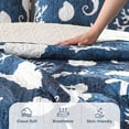 thumbnail image 3 of Juego de cama HORIMOTE HOME Queen, 229 x 244 cm, reversible, azul marino, 3 of 9