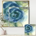 thumbnail image 2 of Blue Floral Poppies IV - Cottage Framed Canvas, 2 of 3