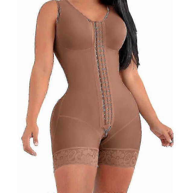 High Compression Short Girdle With Brooches Bust For Daily And Post-surgical Use Slimming Sheath Belly Women - Pjun
