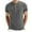 Dark Gray, variant on AherBiu Mens Cotton T-Shirts Causal Solid T Shirts for Men Button Crewneck Tee Shirts Summer Vacation Short Sleeve Shirts