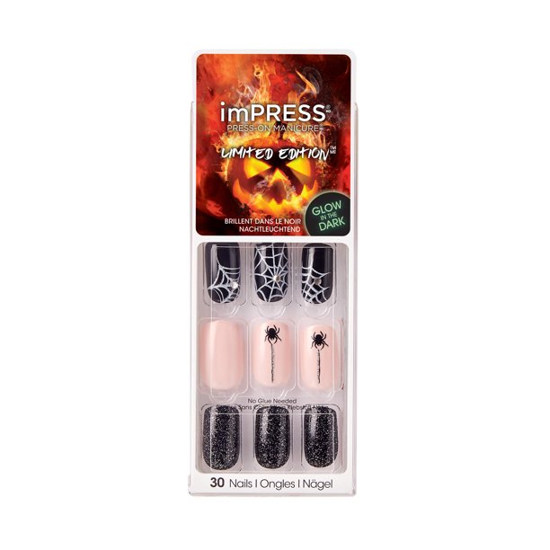 Impress Press On Manicure Kit Halloween Designs In I See You Walmart Com Walmart Com