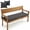Dark Gray, variant on GKXLH Waterproof Outdoor Bench Cushion 48"x18"x3", 28D High Density Foam Garden Bench Pad with Removable Washable Cover & 2 Pillow Covers for Patio Porch Swing (Dark Gray)