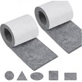 thumbnail image 1 of rollos de deslizadores de fieltro autoadhesivos. Tiras de fieltro gris autoadhesivas (100 cm x 10 cm x 10 cm), 1 of 5