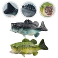 thumbnail image 2 of 2pcs Bass Fish Model Large Mouth Bass Model Fake Fish Simulated Animal Fish Model, 2 of 3