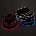 thumbnail image 2 of Sombrero luminoso de rendimiento para caballero, gorro de Copa con brillo LED, regalo de fiesta, cumpleaños, boda, disfraz, Navidad, suministros de Halloween, 2 of 4