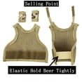 thumbnail image 5 of Funda táctica para botella de cerveza, chaleco militar en miniatura Molle, conjunto personal para botella de bebida, correas de hombro ajustables, caliente, B, 5 of 5