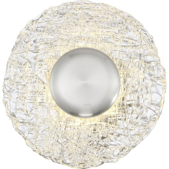 Nuvo Lighting - Riverbed-11W 1 LED Round Flush Mount-10.25 Inches Wide by 10.25