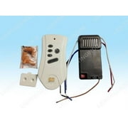 Lightingindoors Universal Ceiling Fan Remote Controller Kit for All Sized Fans